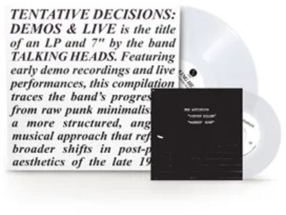 Talking Heads- Tentative Decisions: Demos & Live [RSD Black Friday 2025] ( LP )