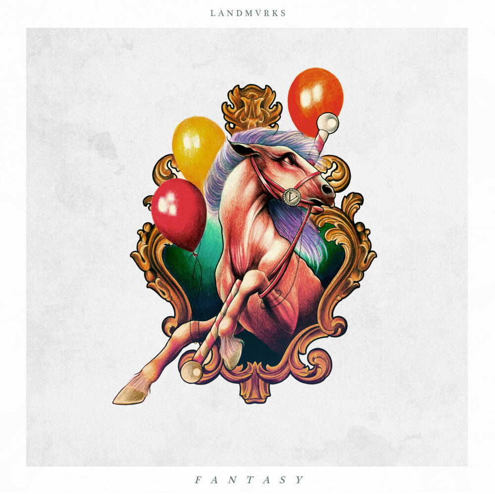 LANDMVRKS- Fantasy [Colored Vinyl] [Limited Edition] (Pnk) (Wht) ( LP )