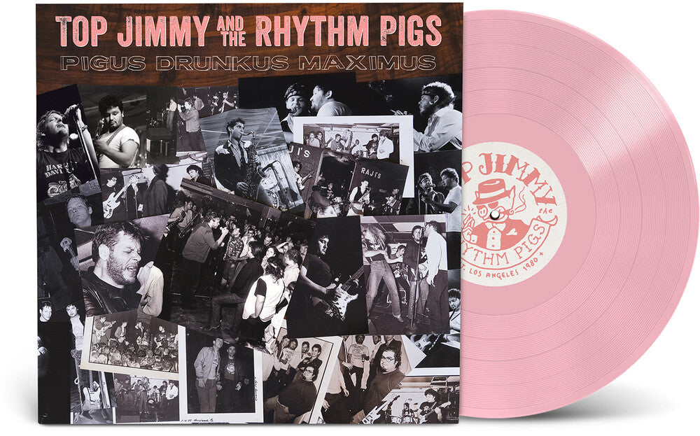Top Jimmy & the Rhythm Pigs- Pigus Drunkus Maximus - Pink [Colored Vinyl] (Gate) (Pnk) ( LP )