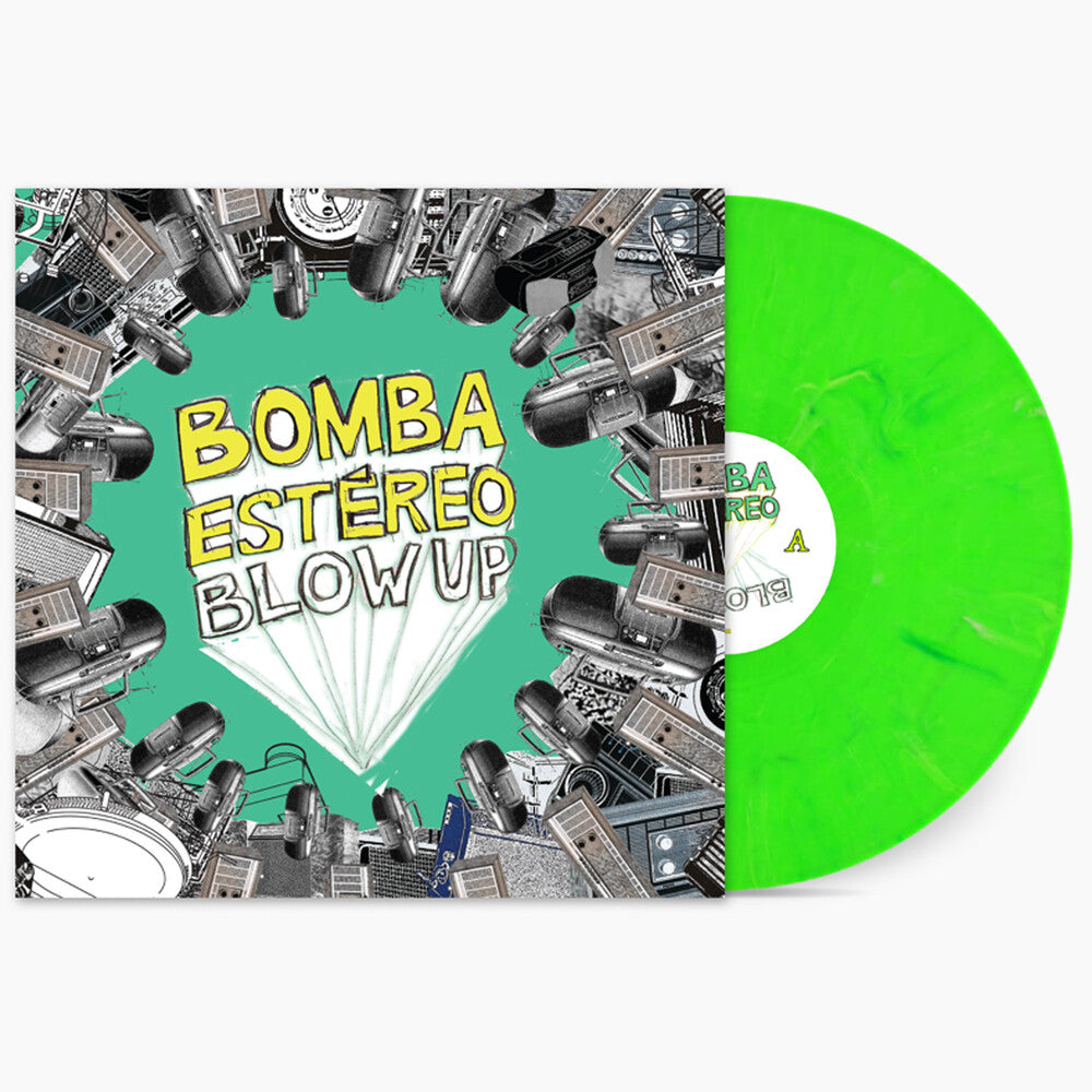 Bomba Estereo- Blow Up [Lime Green Marble Vinyl] ( LP )