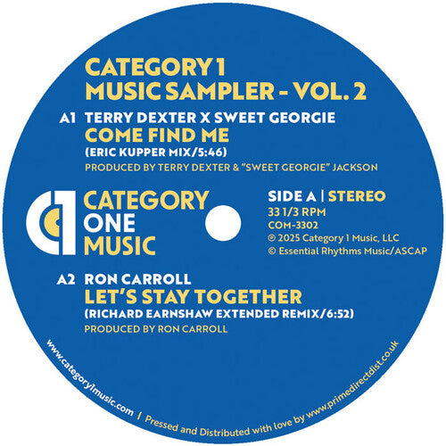 Various Artists: Category 1 Music Sampler Vol. 2 (Various Artists) - 12-INCH SINGLE