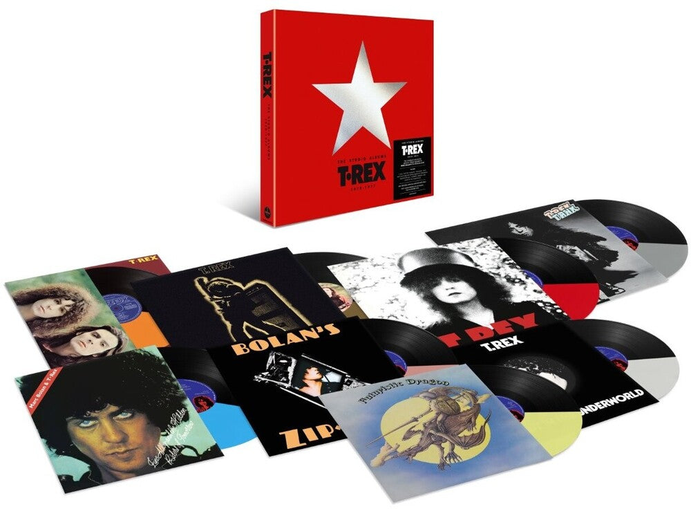 T.Rex- Studio Albums 1970-1977 [Half & Half Colored Vinyl] ( LP )