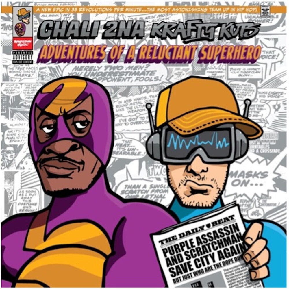 Chali 2na / Krafty Kuts- Adventures Of A Reluctant Superhero [Indie Exclusive] [Colored Vinyl] ( LP )