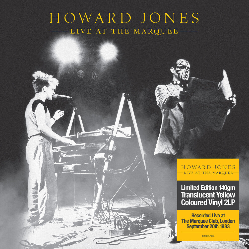 Howard Jones- Live At The Marquee [Clear Vinyl] (Ylw) (Uk) ( LP )