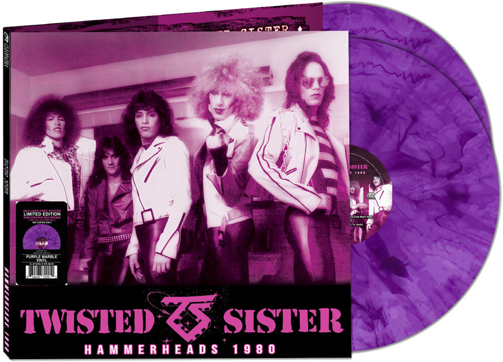 Twisted Sister- Hammerheads 1980 [Purple Marble 2LP] ( LP )