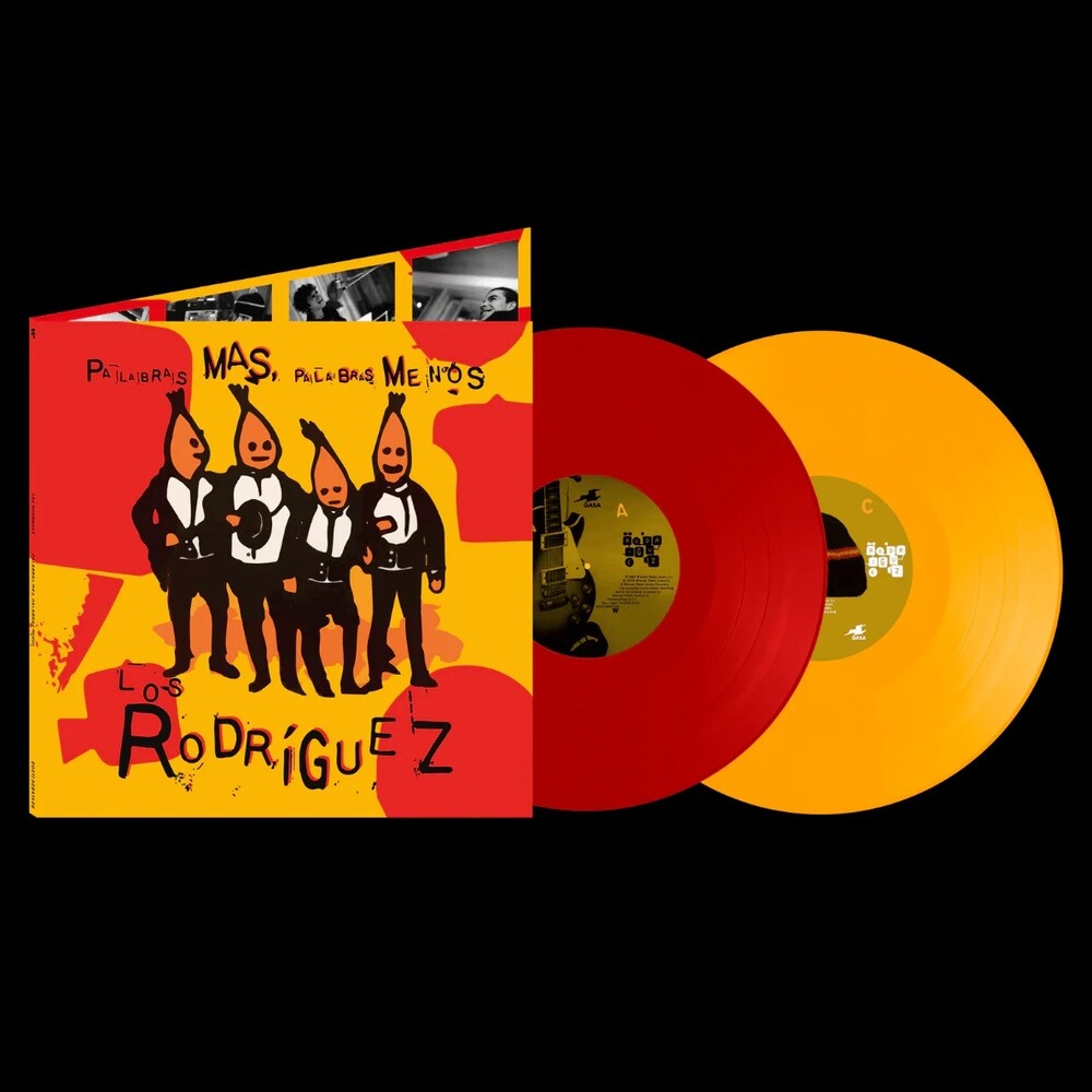 Los Rodriguez- Palabras Mas Palabras Menos - Yellow & Red Vinyl ( LP )