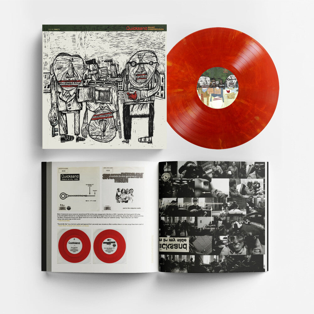 Quicksand- Manic Compression [Eruption Marble Vinyl Deluxe Book] ( LP )