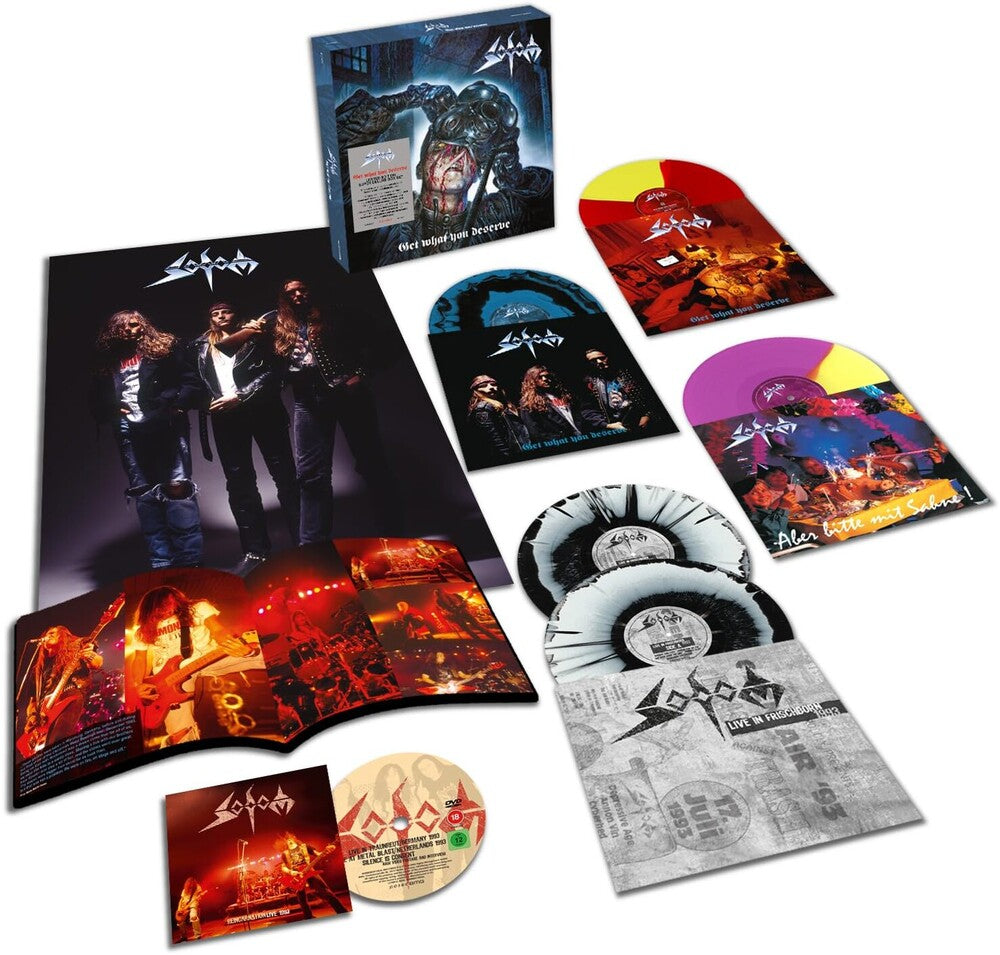 Sodom- Get What You Deserve - Expanded Edition [Super Deluxe Box Set with DVD] ( LP )