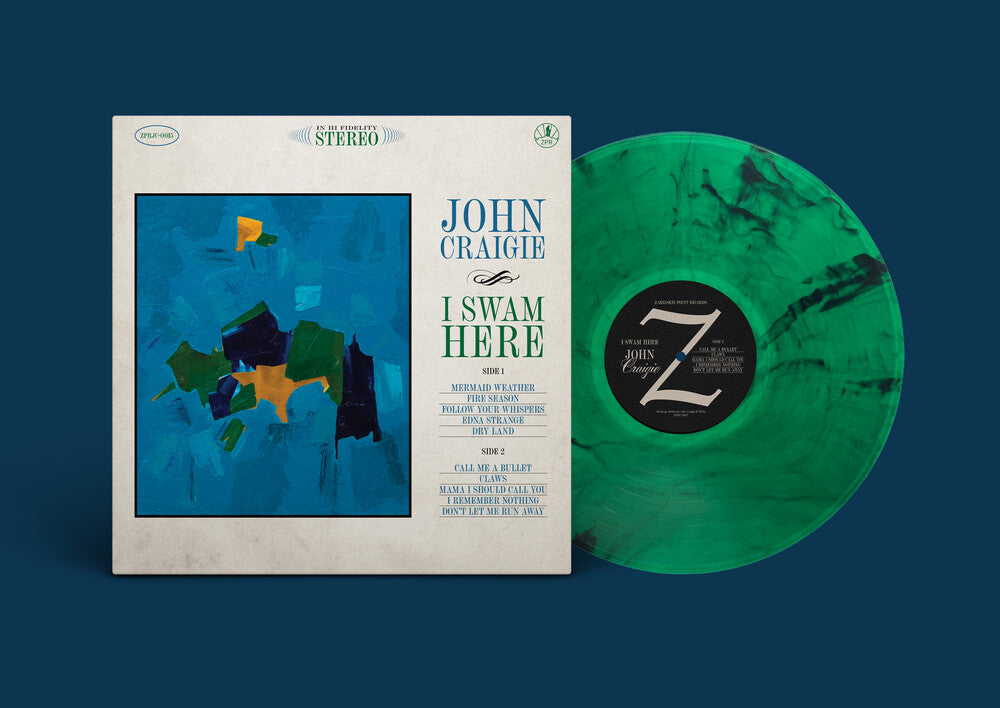 John Craigie- I Swam Here [Indie Exclusive] Green [Colored Vinyl] (Grn) [Limited Edition] [Indie Exclusive] ( LP )