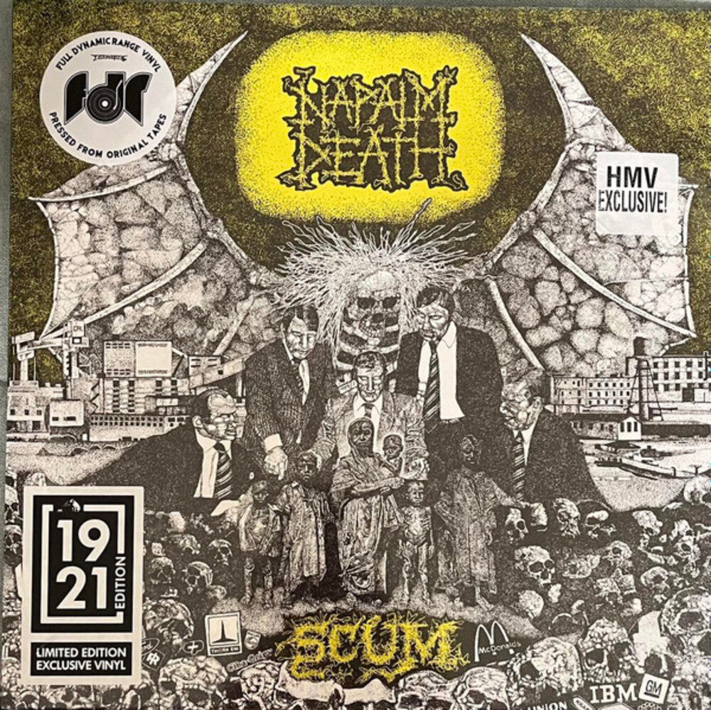 Napalm Death- Scum - White Vinyl [Colored Vinyl] (Wht) (Uk) ( LP )