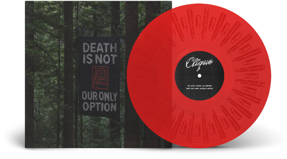 Clique- Death Is Not Our Only Option [Clear Vinyl] (Red) ( LP )