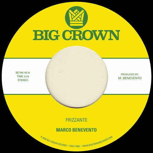 Marco Benevento- Frizzante B/ W Turandot ( LP )