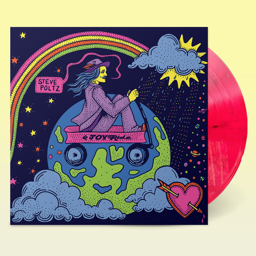 Steve Poltz- Joyride - Pink [Colored Vinyl] [Limited Edition] (Ofgv) (Pnk) [Download Included] ( LP )
