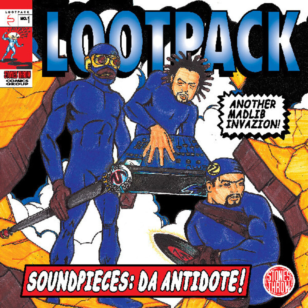 Lootpack- Soundpieces: Da Antidote (Blue) [Colored Vinyl] (Red) (Ylw) ( LP )