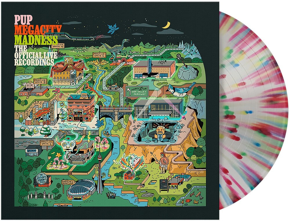 Pup- Megacity Madness (The Official Live Recordings) [Multicolor Splatter LP] ( LP )