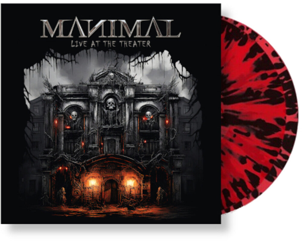 Manimal- Live At The Theater - Red/black ( LP )