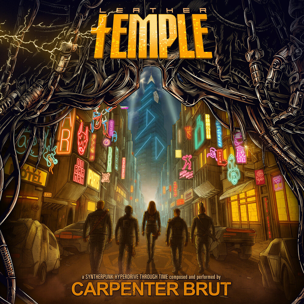 Carpenter Brut- Leather Temple [Indie Exclusive Yellow] ( LP )