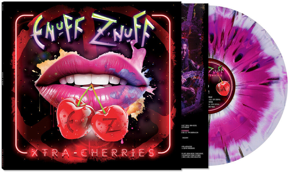 Enuff Z'Nuff- Xtra Cherries [Black/Pink/White Splatter/Haze] ( LP )