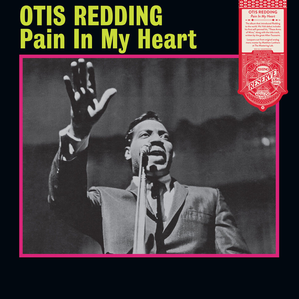Otis Redding- Pain In My Heart (Rhino Reserve) ( LP )