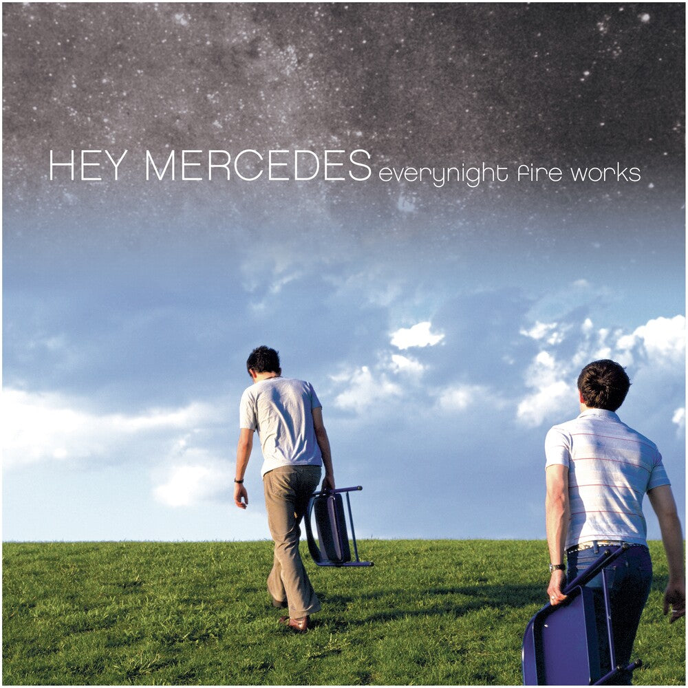 Hey Mercedes- Everynight Fire Works - Blue (Blue) [Colored Vinyl] (Gate) ( LP )
