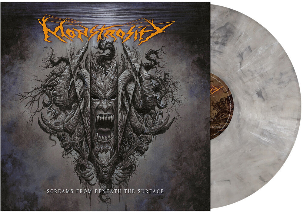 Monstrosity- Screams from Beneath the Surface [Gray Marbled] ( LP )