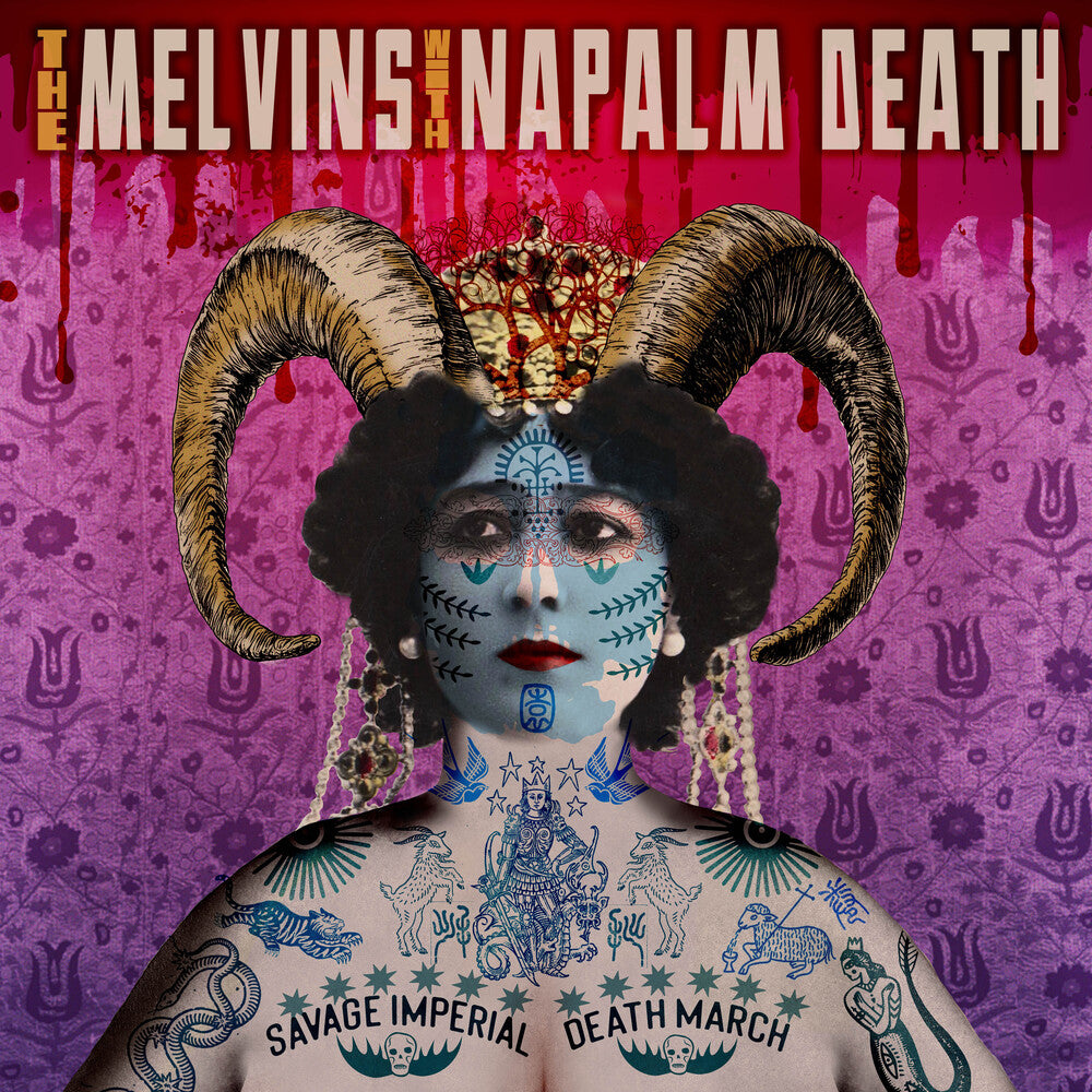 Melvins / Napalm Death- Savage Imperial Death March [Indie Exclusive Purple] ( LP )