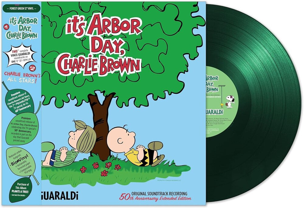 Vince Guaraldi- It's Arbor Day, Charlie Brown / Charlie Brown's All Stars! (Original Soundtrack Recordings) (50th Extended/60th Anniversary Ed) [Forest Green Vinyl] ( LP )