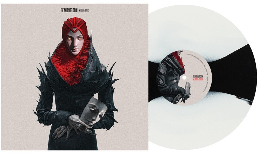The Amity Affliction- House of Cards [Indie Exclusive White / Black / White Tri-Stripe] ( LP )
