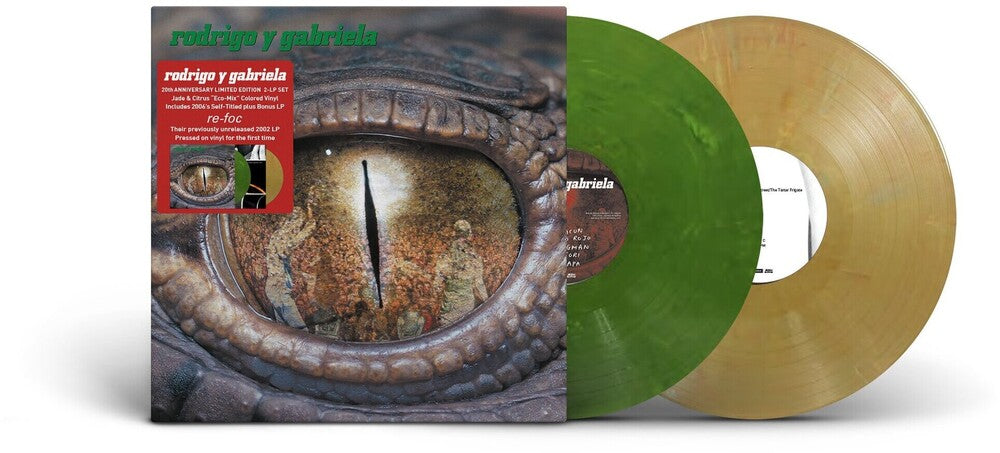 Rodrigo Gabriela Y- Rodrigo Y Gabriela with bonus disc Re-Foc (20th Anniversary Edition) [Jade & Citrus Colored Vinyl] ( LP )