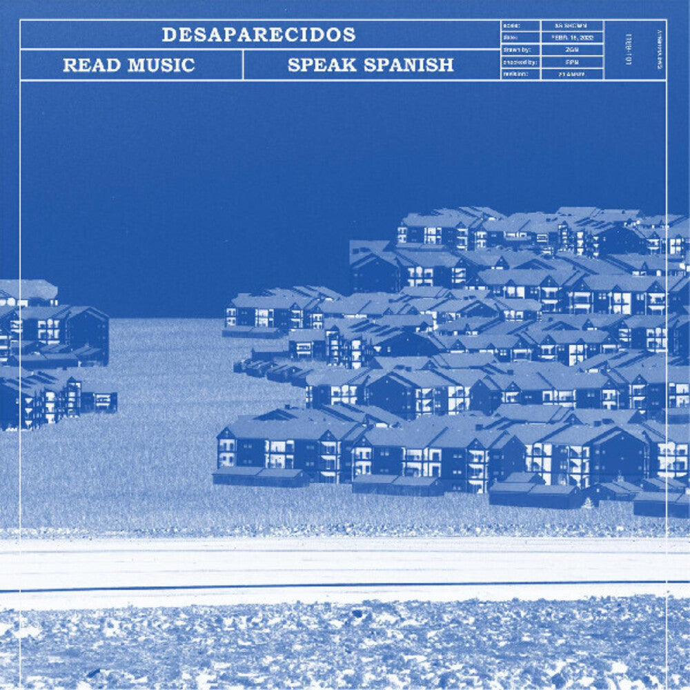 Desaparecidos (Bright Eyes)- Read Music / Speak Spanish [Light Blue, Cream, Orange Tri Color] (DAMAGED) ( LP )