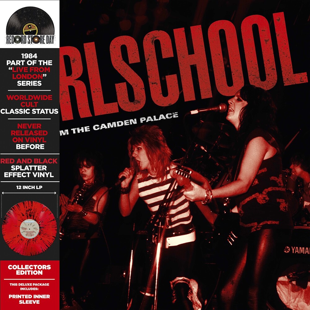 Girlschool- Live From The Camden Palace - Red [Colored Vinyl] [Deluxe] ( LP )