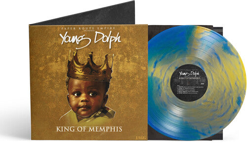 Young Dolph: King of Memphis (10 Yr Anniversary) Royalty Blue/Gold { Record }