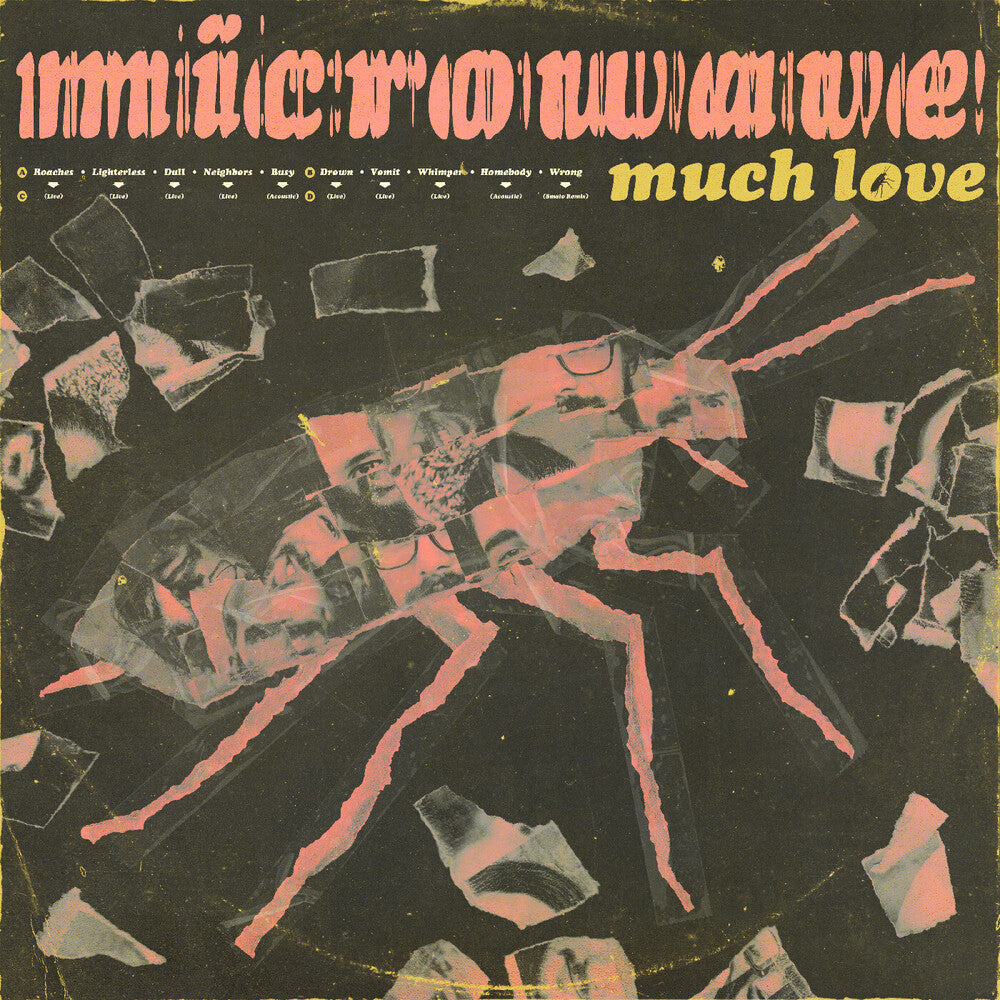 Microwave- Much Love (10 Year An.) Clear Pink Swirl [Clear Vinyl] ( LP )