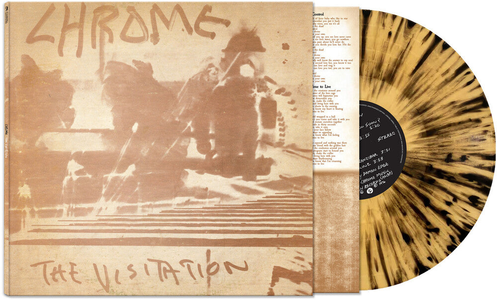 Chrome- The Visitation [Black/Gold Splatter] ( LP )