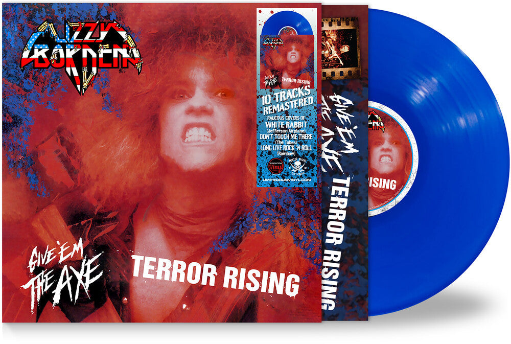 Lizzy Borden- Give 'em The Axe & Terror Rising - Blue (Blue) ( LP )