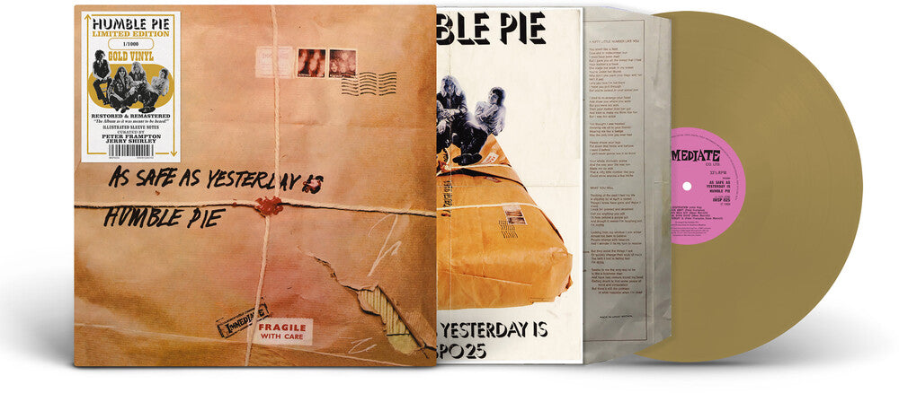 Humble Pie- As Safe As Yesterday Is - Gold [Colored Vinyl] (Gol) [Limited Edition] ( LP )