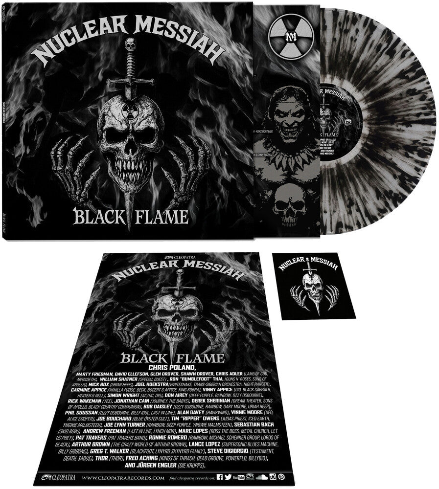 Nuclear Messiah- Black Flame [CLEAR/SILVER/BLACK SPLATTER] ( LP )