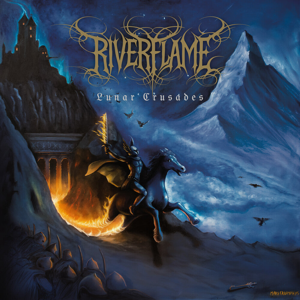 Riverflame- Lunar Crusades [Colored Vinyl] [Limited Edition] (Org) (Ylw) ( LP )