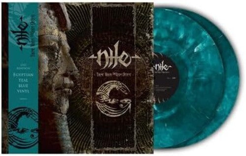 Nile: Those Whom The Gods Detest - Teal Blue Egyptian Marble Vinyl W/ Etched Side-D - VINYL