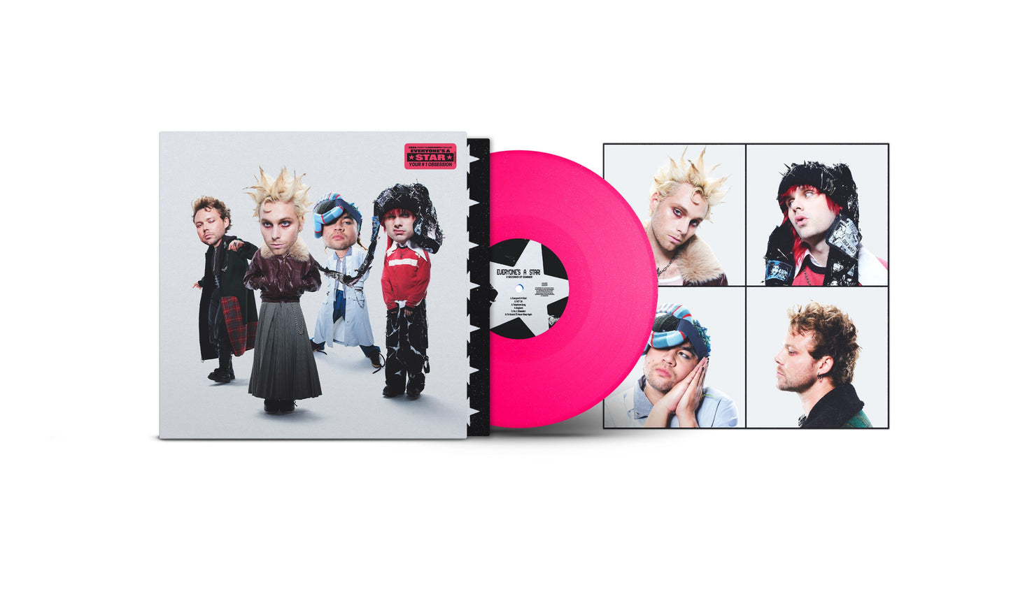 5 Seconds of Summer- Everyone's A Star! [Neon Pink Glitter LP] ( LP )