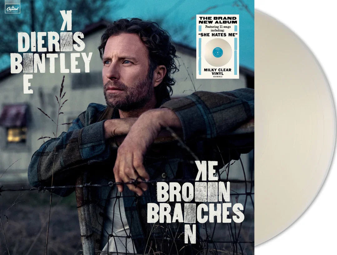 Dierks Bentley- Broken Branches (Indie Exclusive Milky Clear Vinyl) ( LP )
