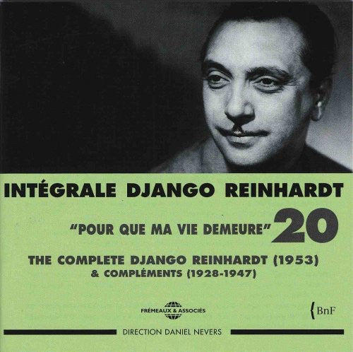 Django Reinhardt: Vol. 20-Pour Que Ma Vie Demeure - CD