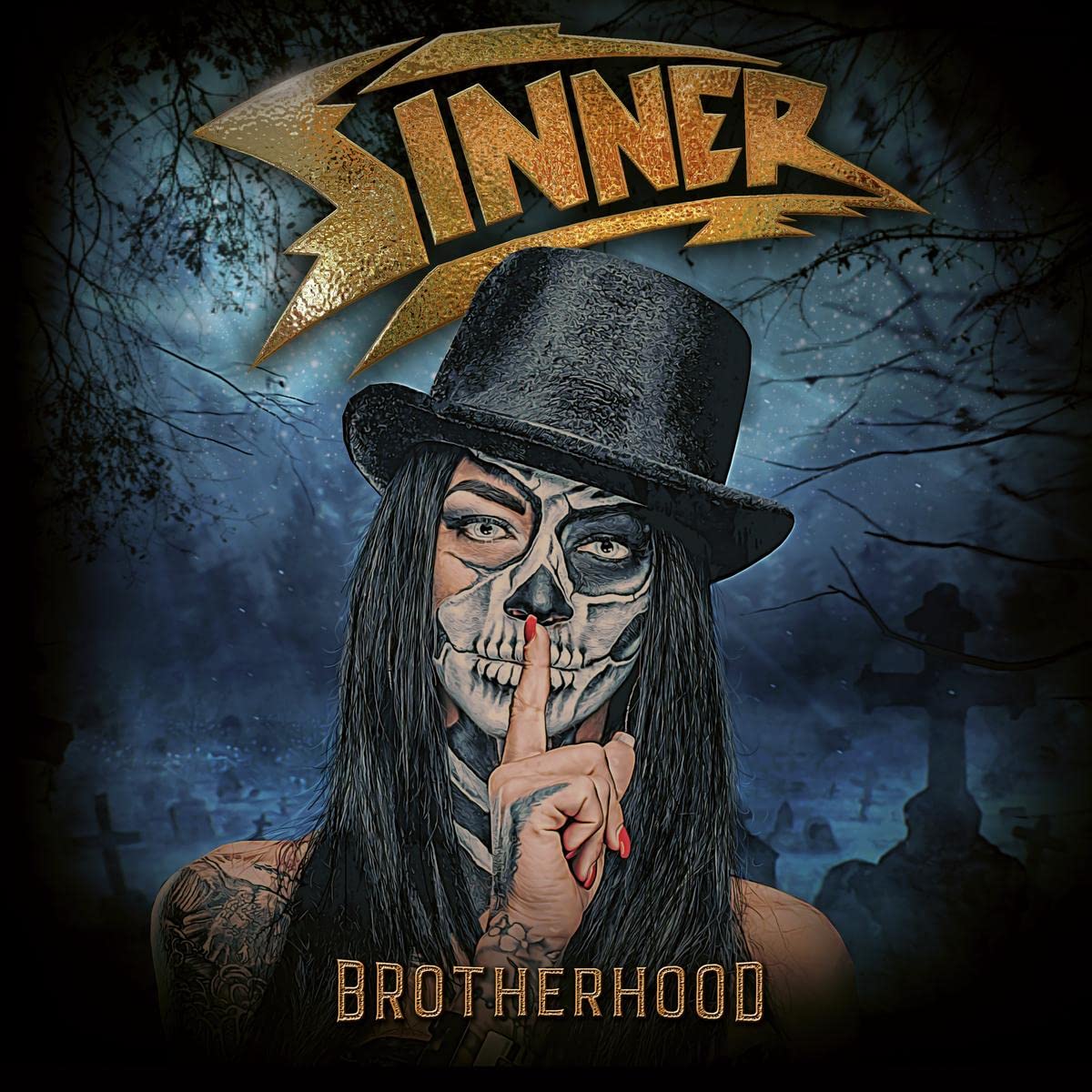 Sinner: Brotherhood - White & Black Colored Vinyl - VINYL