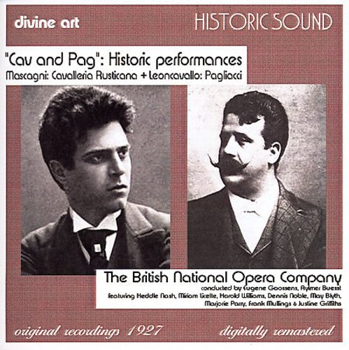 Mascagni / Leoncavallo: Historic Performances in English - COMPACT DISCS