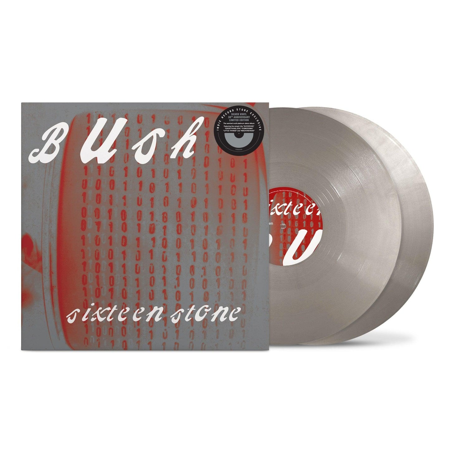 Bush- Sixteen Stone (30th Anniversary Edition) [Silver 2 LP] (Indie Exclusive Vinyl) ( LP )
