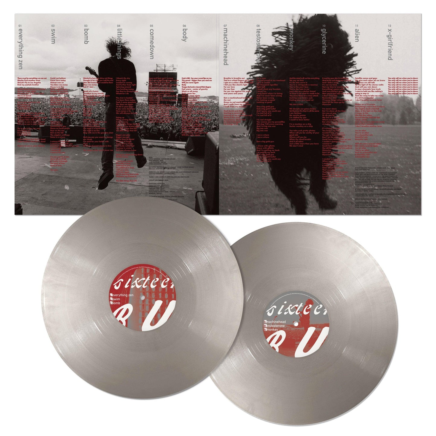 Bush- Sixteen Stone (30th Anniversary Edition) [Silver 2 LP] (Indie Exclusive Vinyl) ( LP )