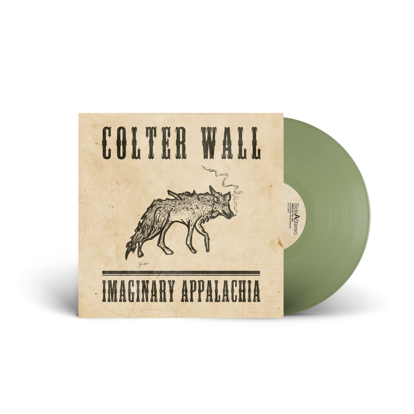 Colter Wall- Imaginary Appalachia (10th Anniversary Edition Olive Green Vinyl) ( LP )