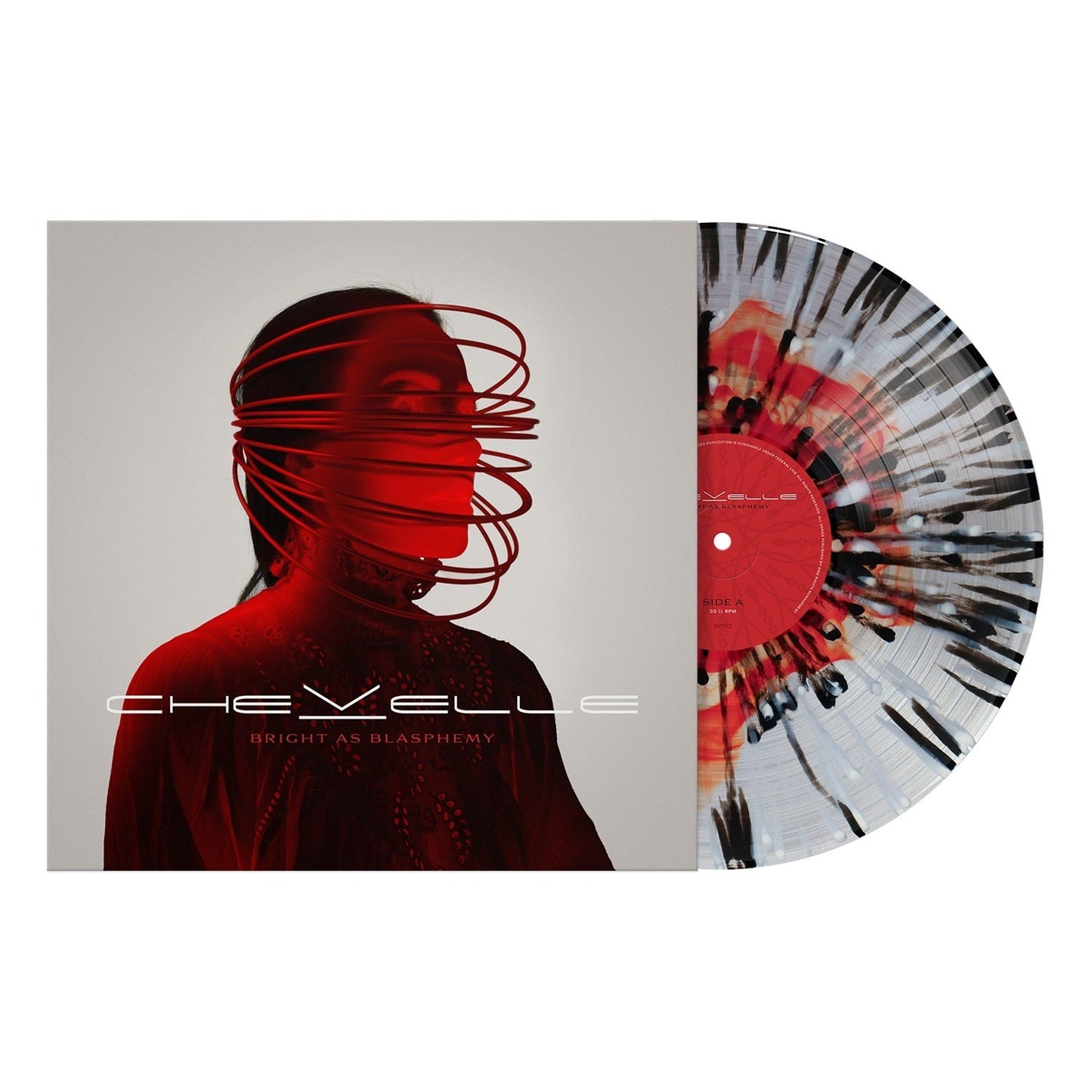 Chevelle- Bright as Blasphemy [Ruby/Clear/White-Black Splatter Vinyl] (Indie Exclusive Vinyl) ( LP )