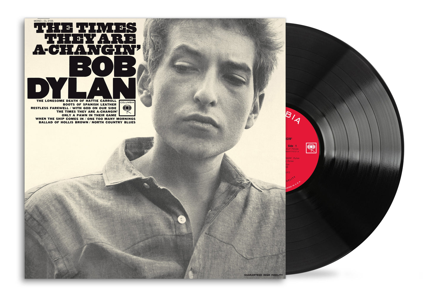 Bob Dylan- The Times They Are A-Changin' (Mono Pressing) ( LP )