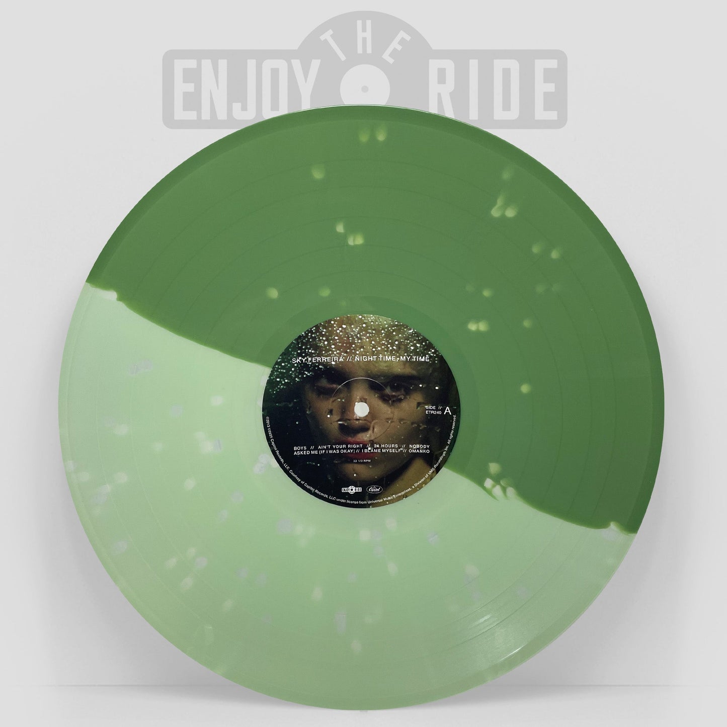 Sky Ferreira- Night Time, My Time (24 Hours Split w/ Splatter Vinyl) (Original Uncensored Cover) ( LP )